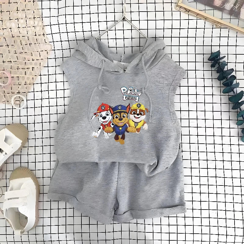 Paw Patrol Kids' Summer Set – T-Shirt Vest & Shorts