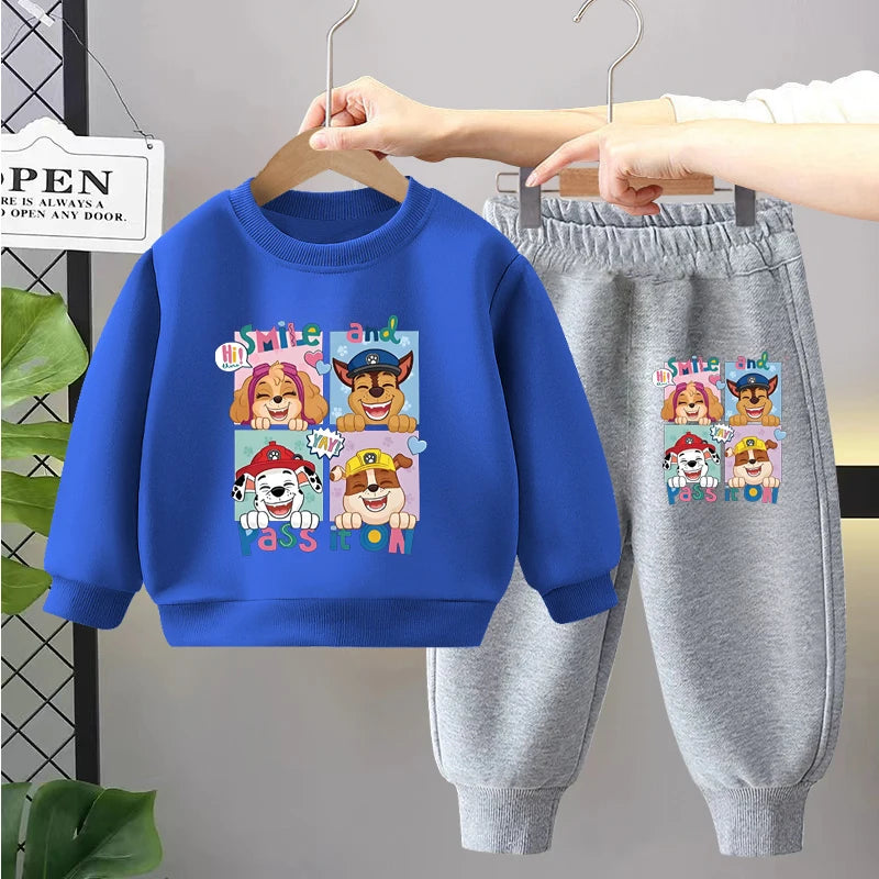 Sweatshirt & Pants Set - 100% Cotton