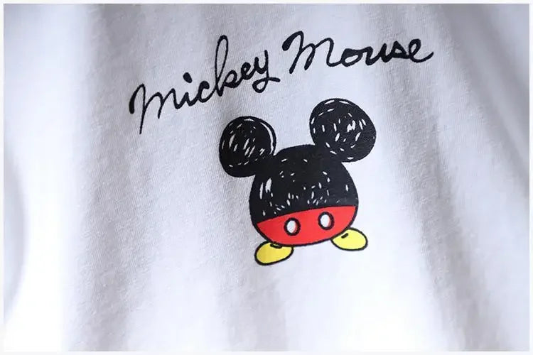 Mickey Mouse Set – T-Shirt and Denim Shorts