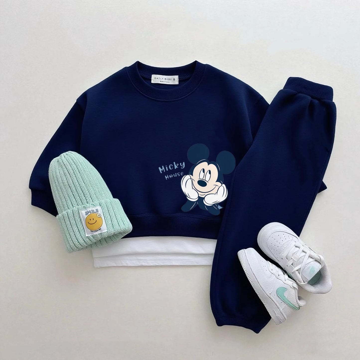 Disney Sweatshirt & Pants Set - 100% Cotton