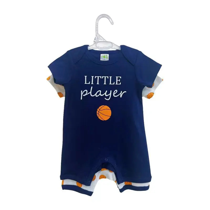 Soft Cotton 3-Piece Sports Romper Set