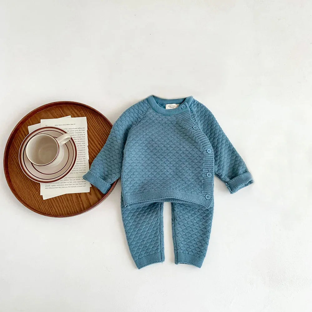 Soft Knit Cotton Sweater & Matching Pants