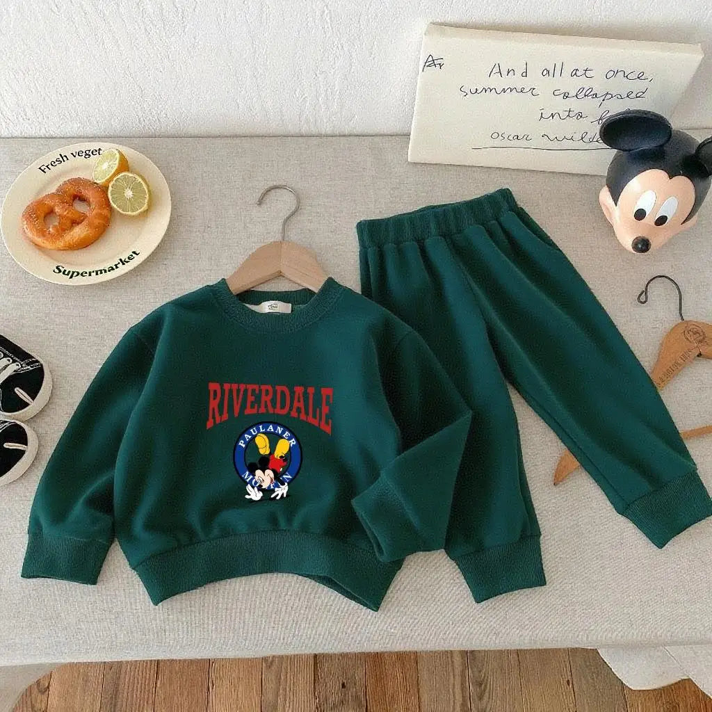 Disney Sweatshirt & Pants Set - 100% Cotton
