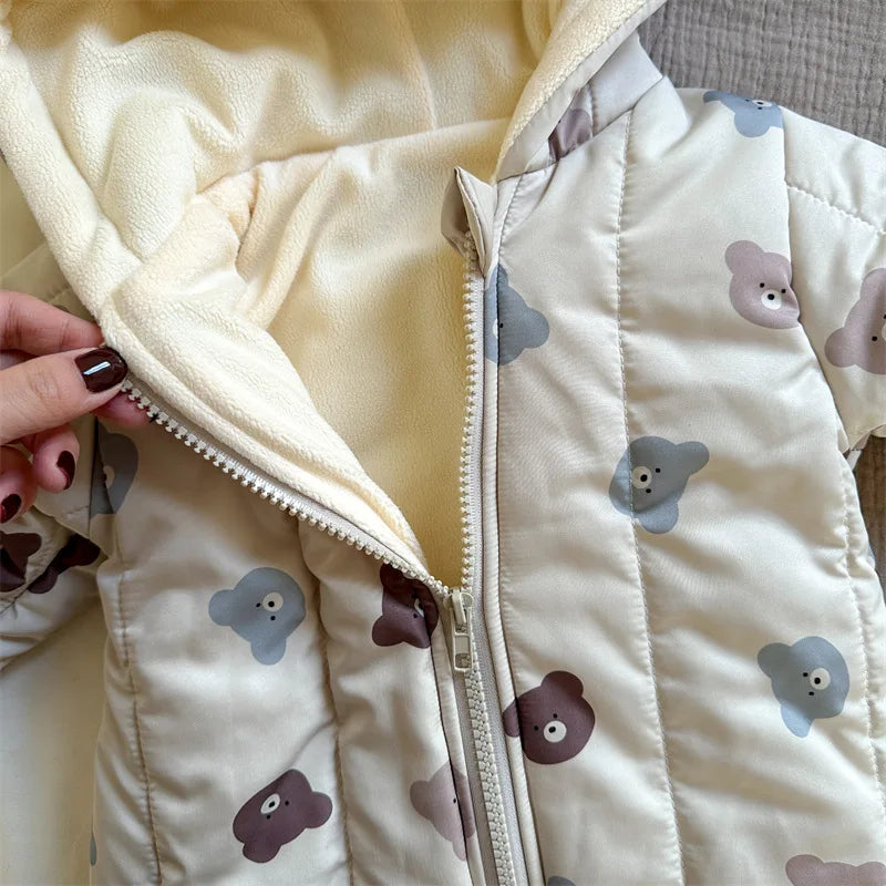 Soft Cotton Warm Winter Romper