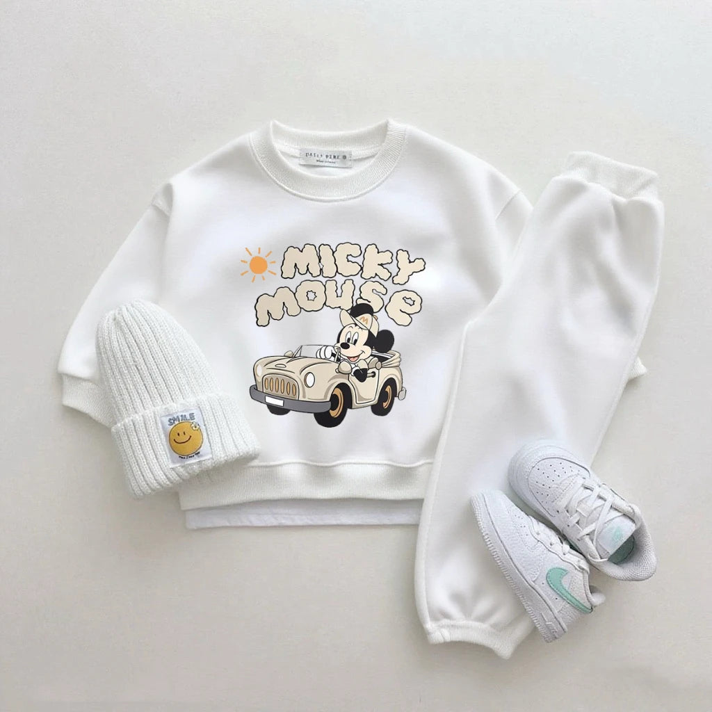 Disney Sweatshirt & Pants Set - 100% Cotton