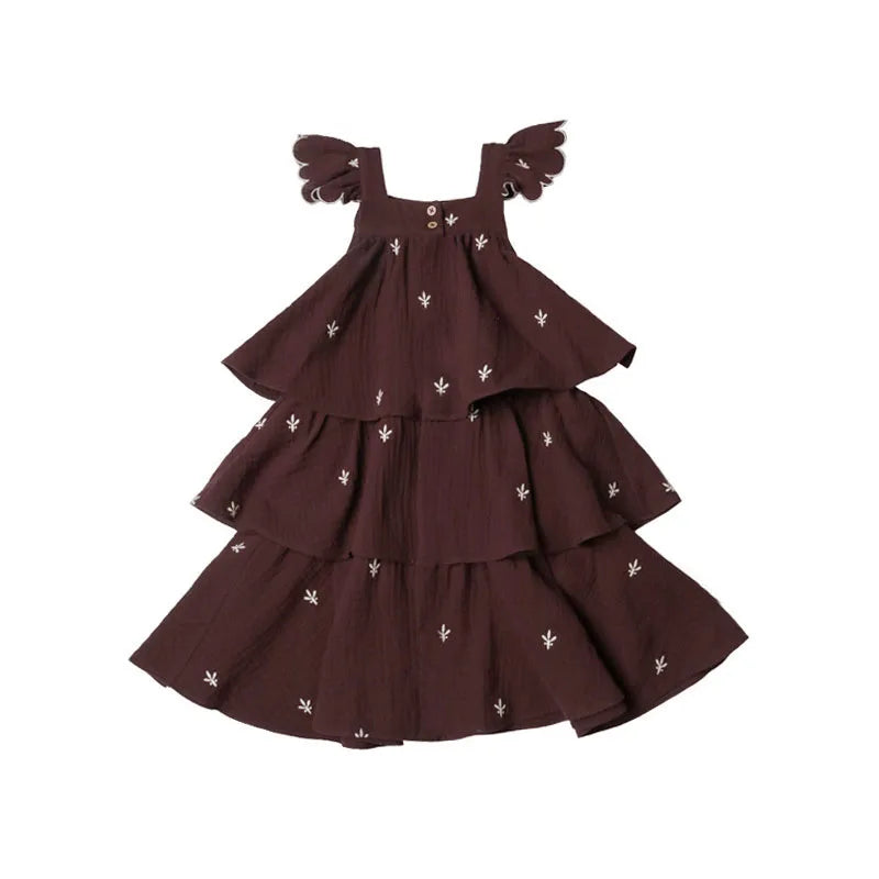 Breathable 100% Cotton & Delicate Embroidery Dress