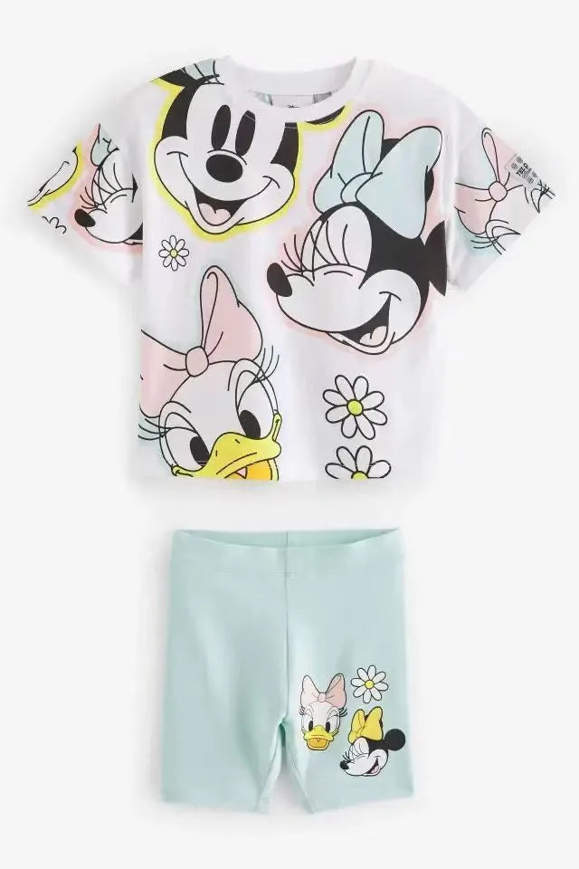 100% cotton Cartoon Tracksuit – Stylish & Comfy Two-Piece Set!