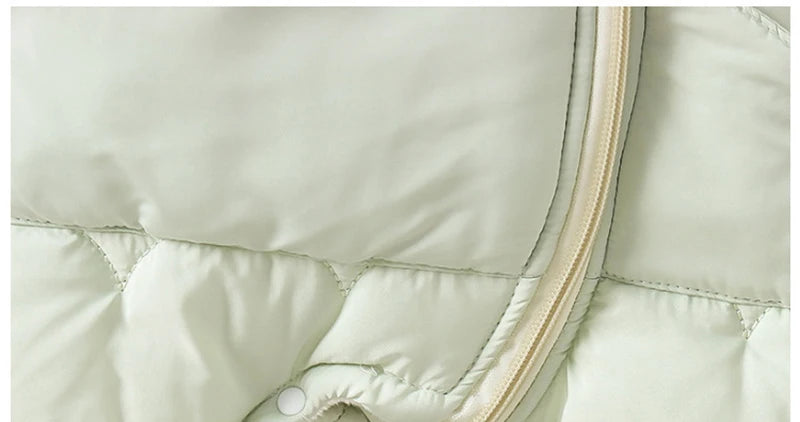 Winter Baby Thickened Jumpsuit Fur Lining Hooded Warm Fleece Quilted Outwear