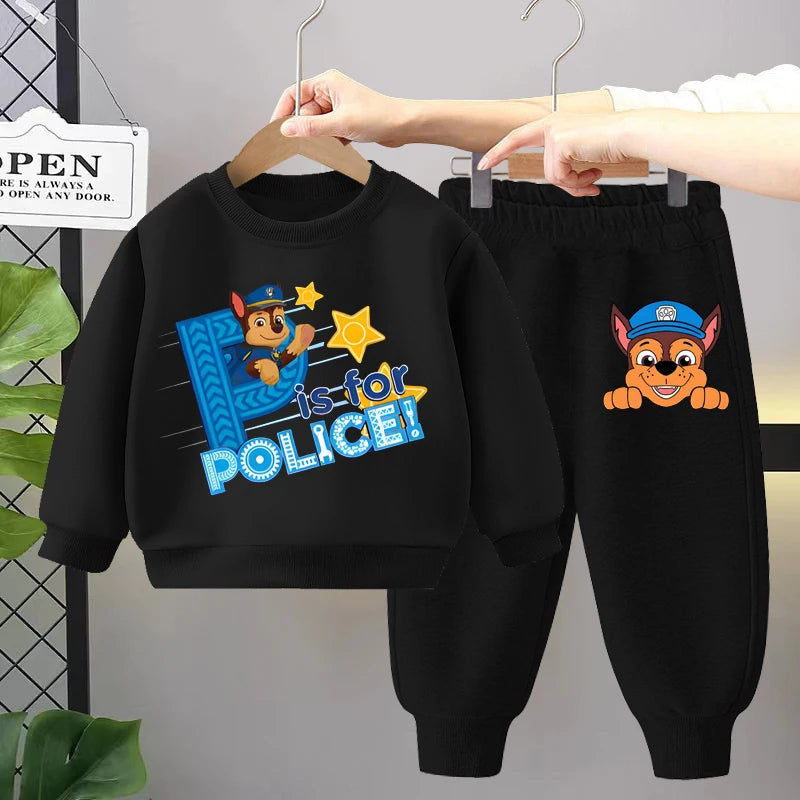 Chase's On The Case Sweatshirt & Pants Set - 100% Cotton