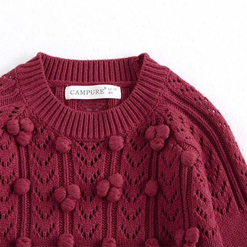 Elegant Knitted Pullover Sweater & Skirt Set