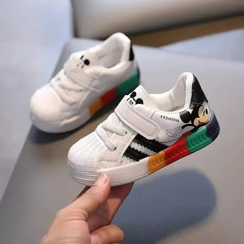 Disney Cartoon Mickey Kids' Sport Sneakers – Breathable & Anti-Slip!