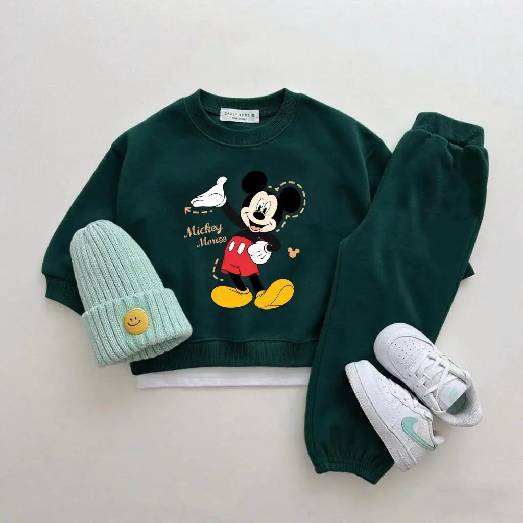 Disney Sweatshirt & Pants Set - 100% Cotton