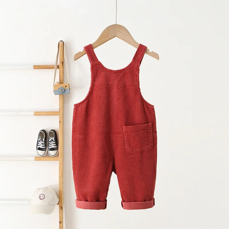 Comfortable Cotton Corduroy Overall