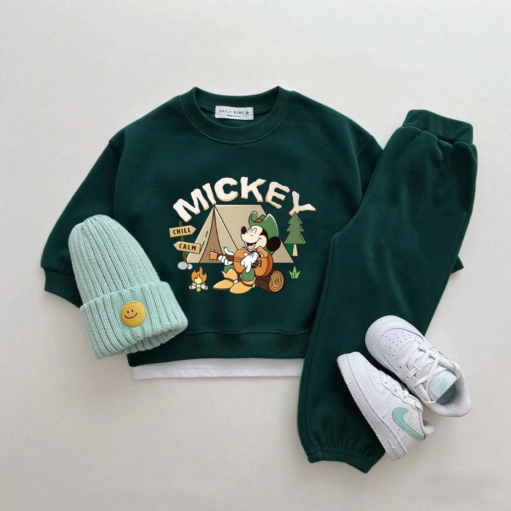 Disney Sweatshirt & Pants Set - 100% Cotton