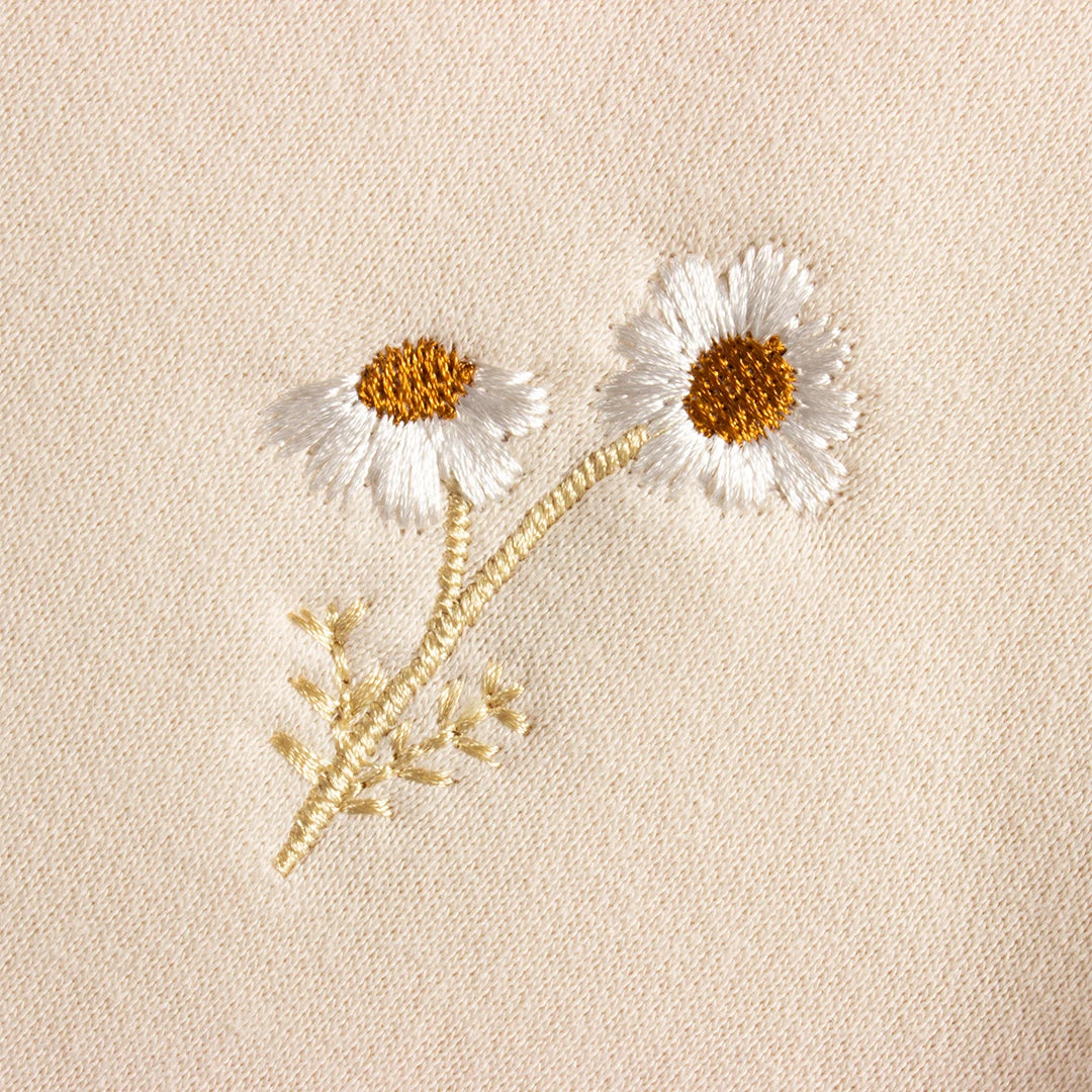 Soft fleece Flower Tracksuit Set