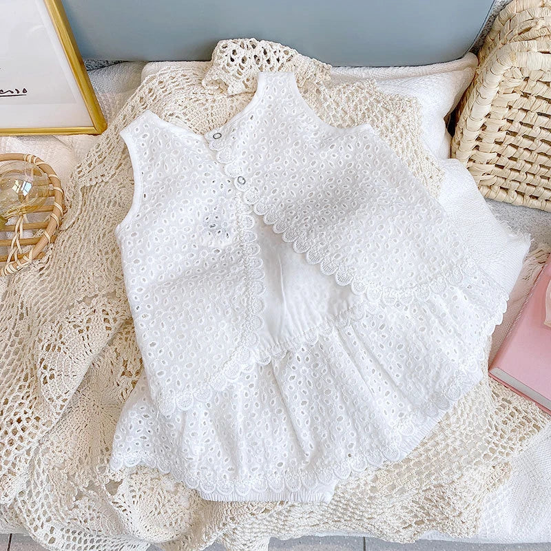 Summer Knit Set T-shirt+Short