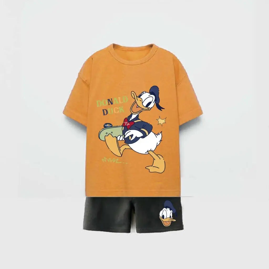 Donald Duck Premium Cotton T-Shirt & Shorts Set