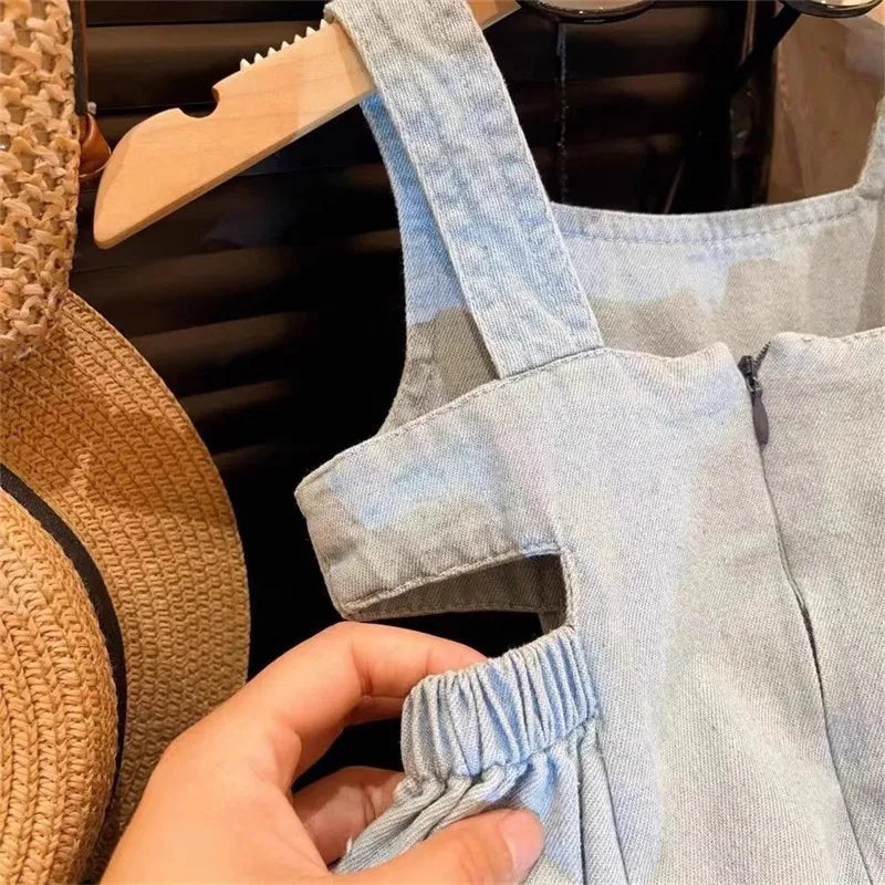 2025 Summer New Girls Soft Denim