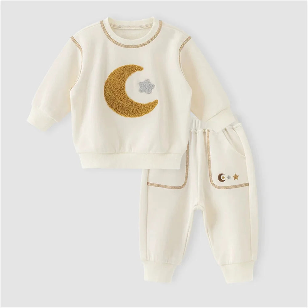 Cotton Sweatshirt & Matching Pants Set