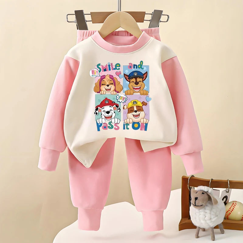 Sweatshirt & Pants Set - 100% Cotton
