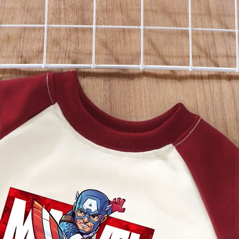 Captain America Sweatshirt & Pants Set