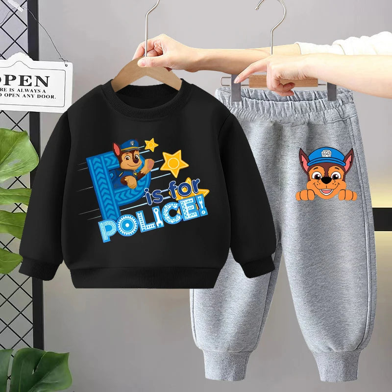 Chase's On The Case Sweatshirt & Pants Set - 100% Cotton