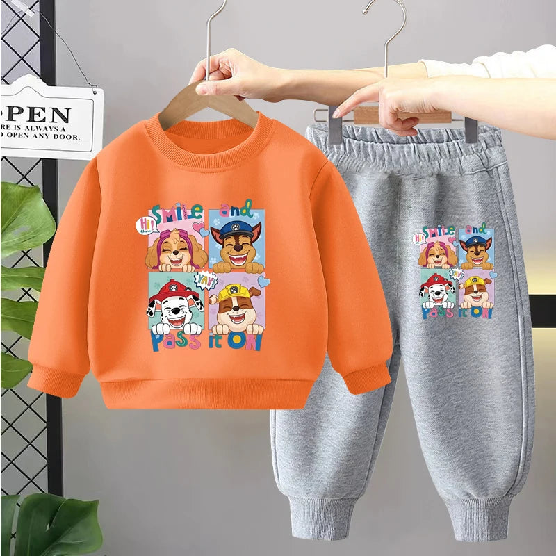 Sweatshirt & Pants Set - 100% Cotton