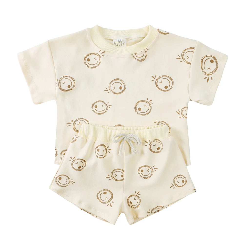 100% Cotton Casual Summer Set for Boys and Girls