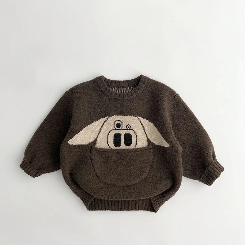 Knitted Cartoon Sweater