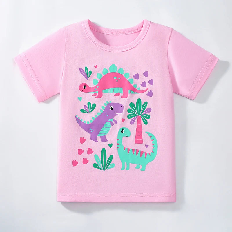 100% Cotton 3-Pack Cartoon T-Shirts