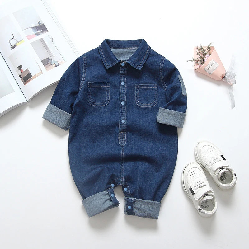 Denim Romper – Soft & Stylish Jumpsuit