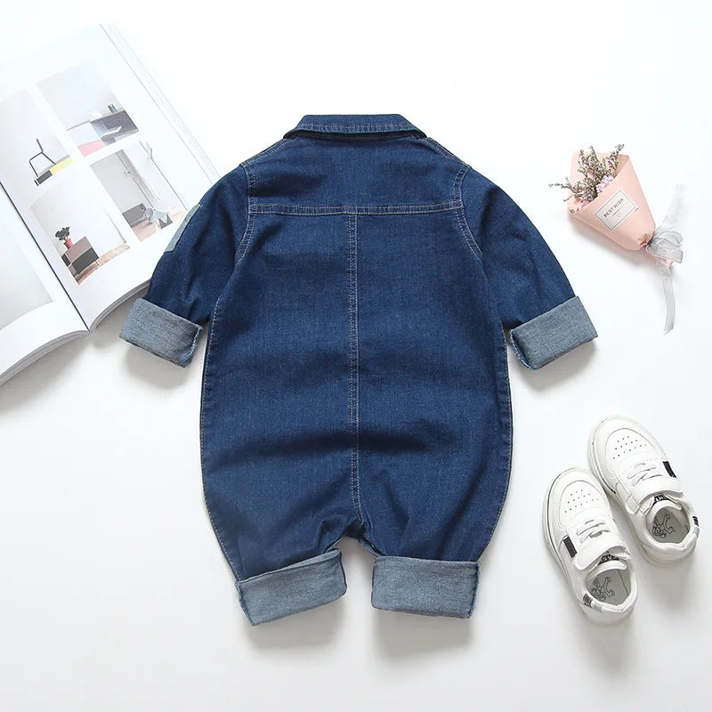 Denim Romper – Soft & Stylish Jumpsuit