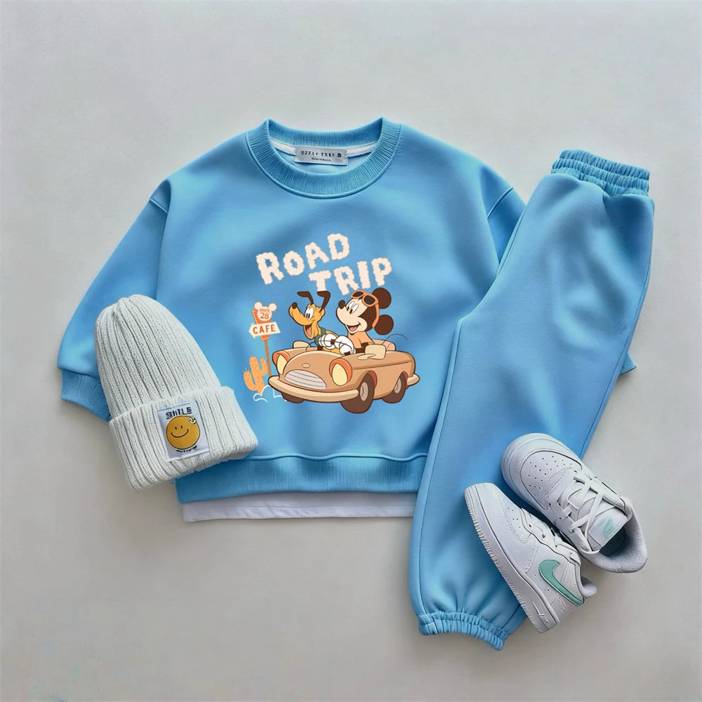 Sweatshirt & Pants Set - 100% Cotton