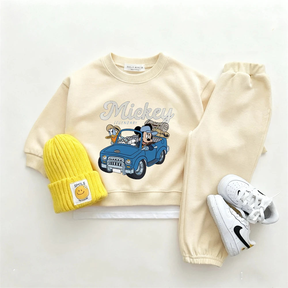 Sweatshirt & Pants Set - 100% Cotton