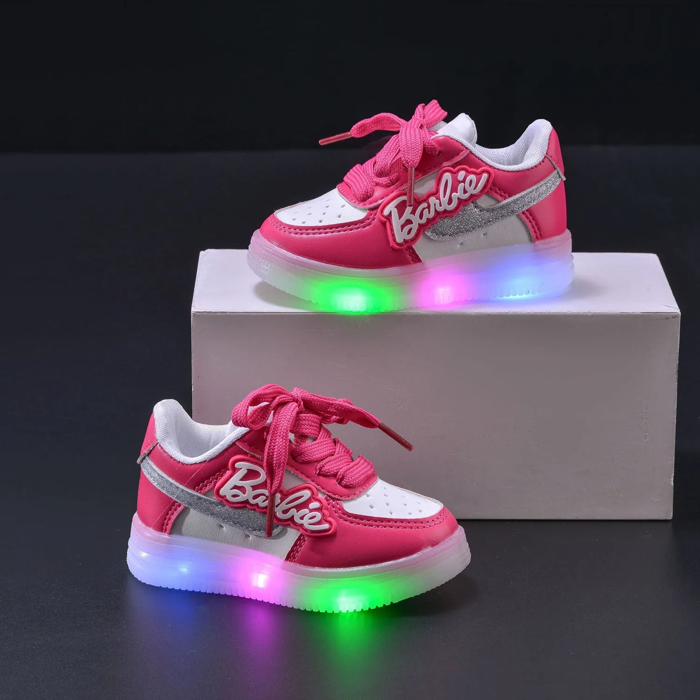 Light-Up LED Barbie Sneakers