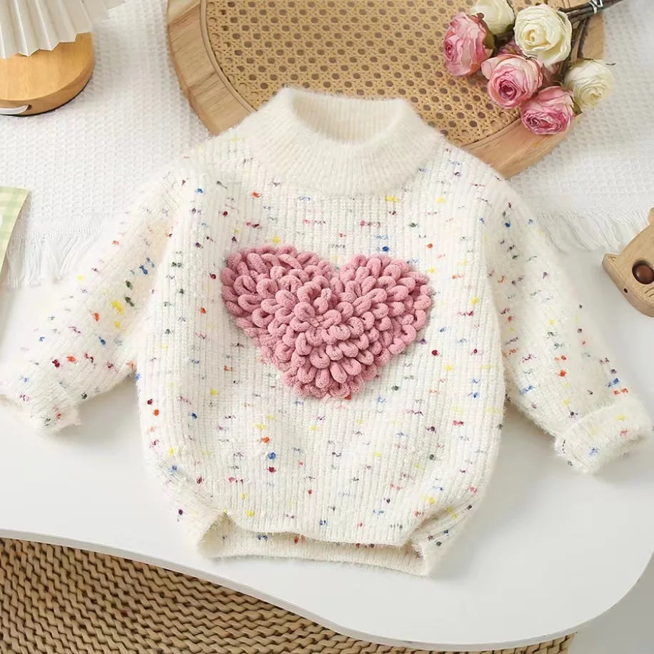 Cozy Heart Knitted Top