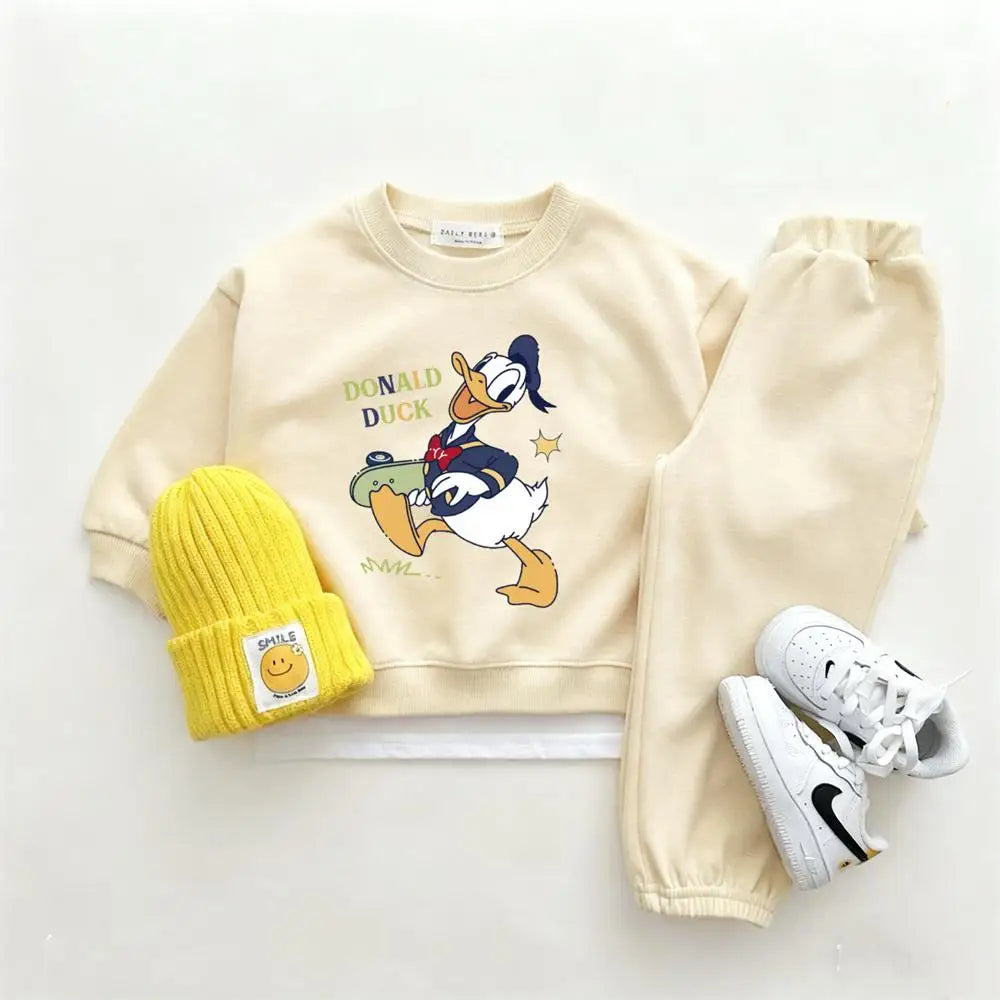 Sweatshirt & Pants Set - 100% Cotton