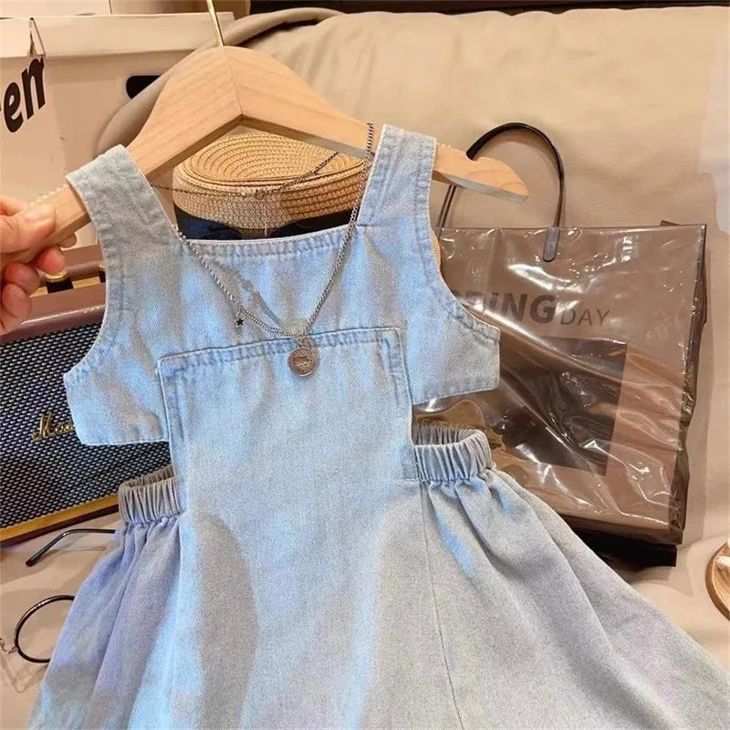 2025 Summer New Girls Soft Denim