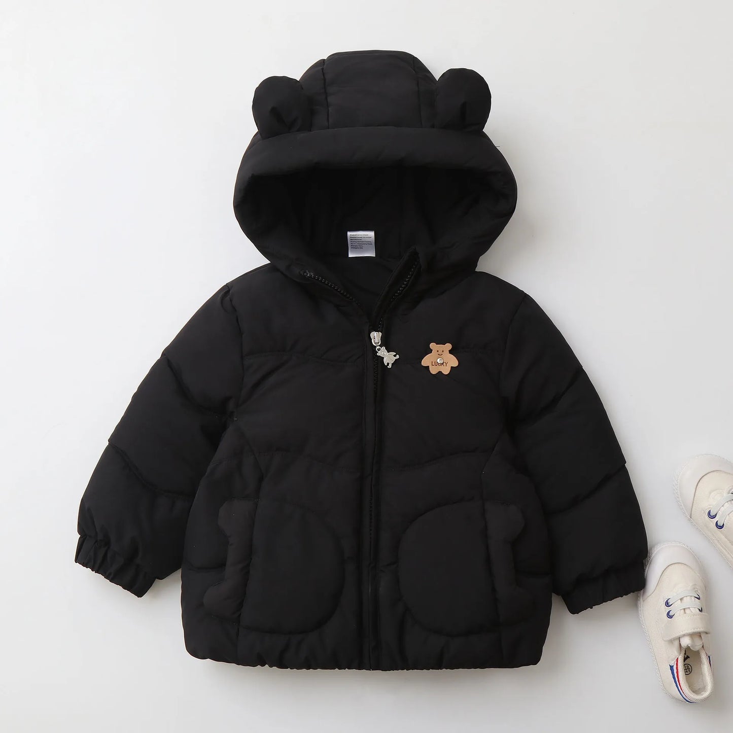 Parkas Thick Cotton Lining Hoodie Warm Jacket Windy Breaker