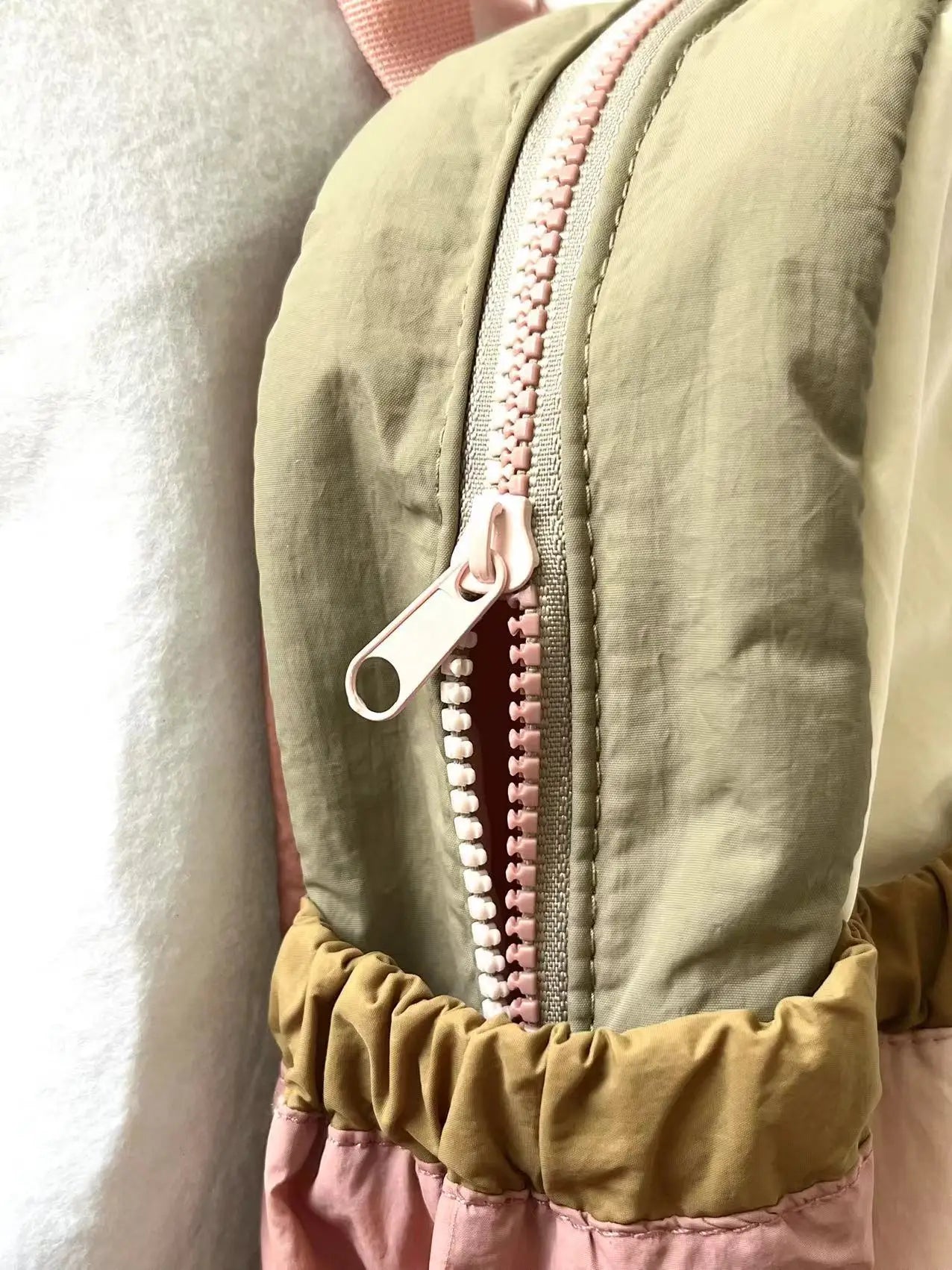 Little Apple Embroidery Backpack – Cute & Trendy for Kids!