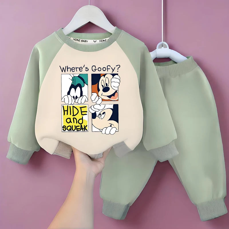 Sweatshirt & Pants Set - 100% Cotton