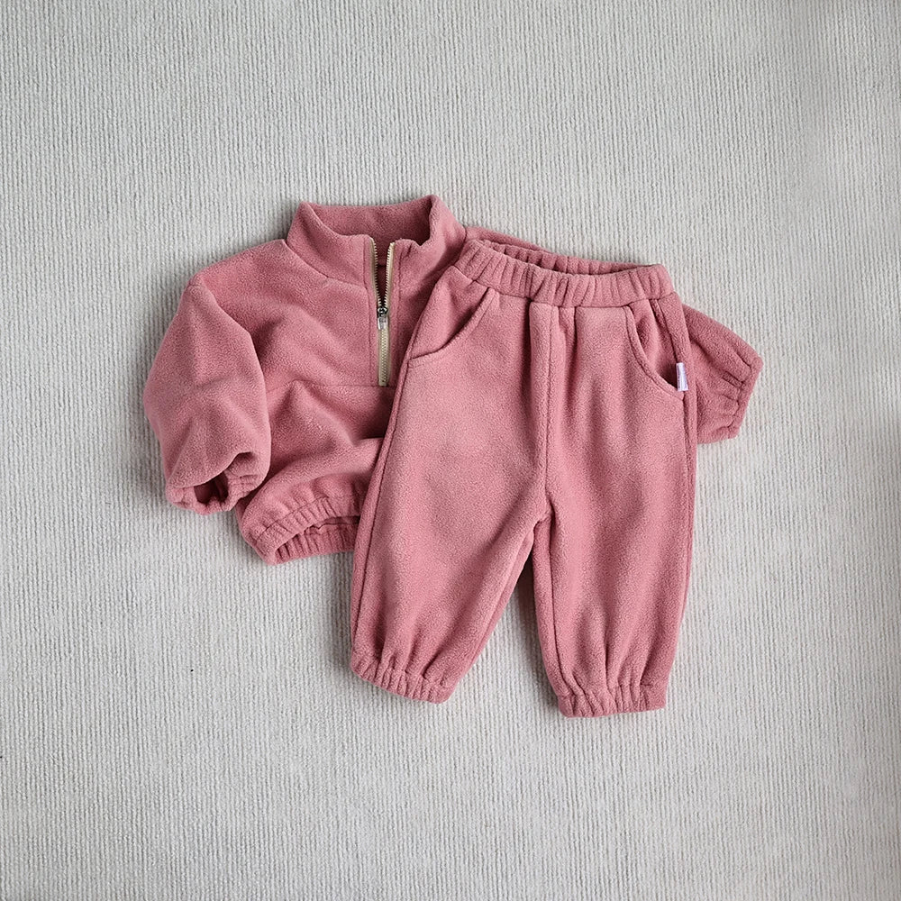 Soft Warm Fleece 2-Piece Set