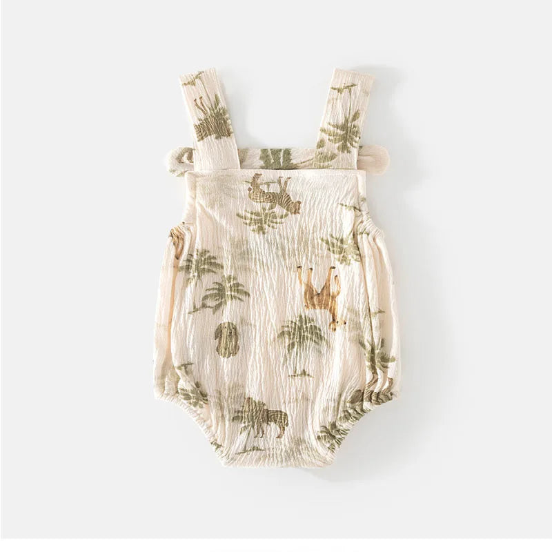 Summer Bodysuit With Charming Floral Print