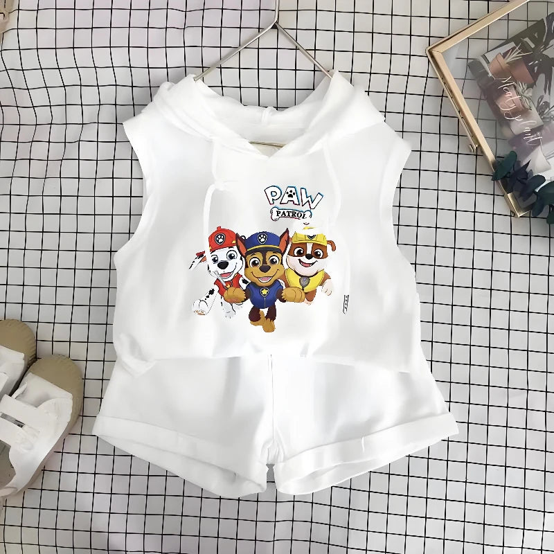 Paw Patrol Kids' Summer Set – T-Shirt Vest & Shorts