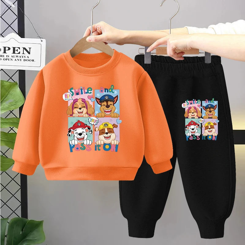 Sweatshirt & Pants Set - 100% Cotton
