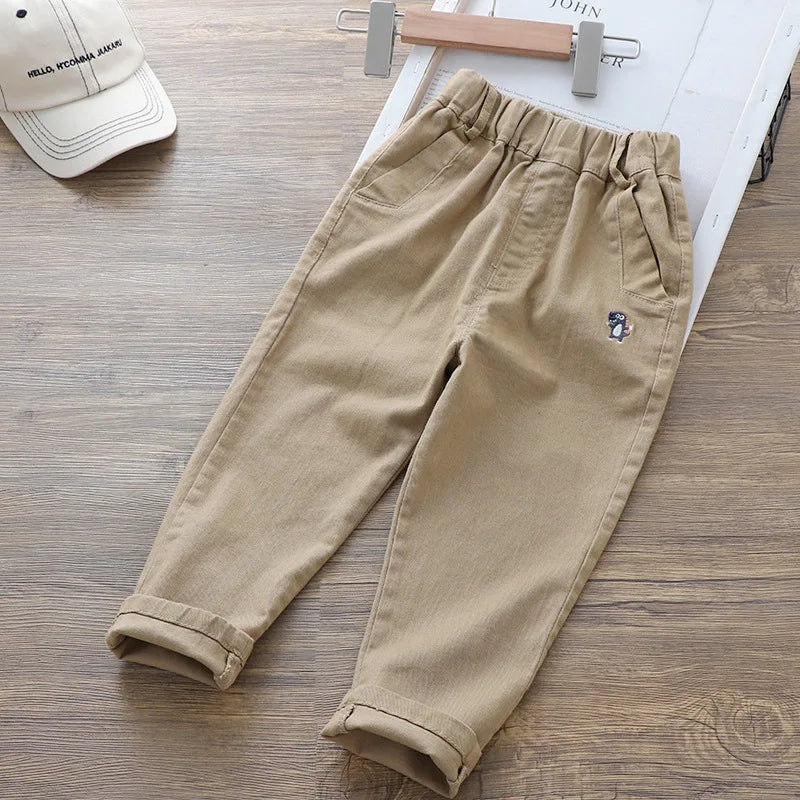 Casual Elastic Boy Pants