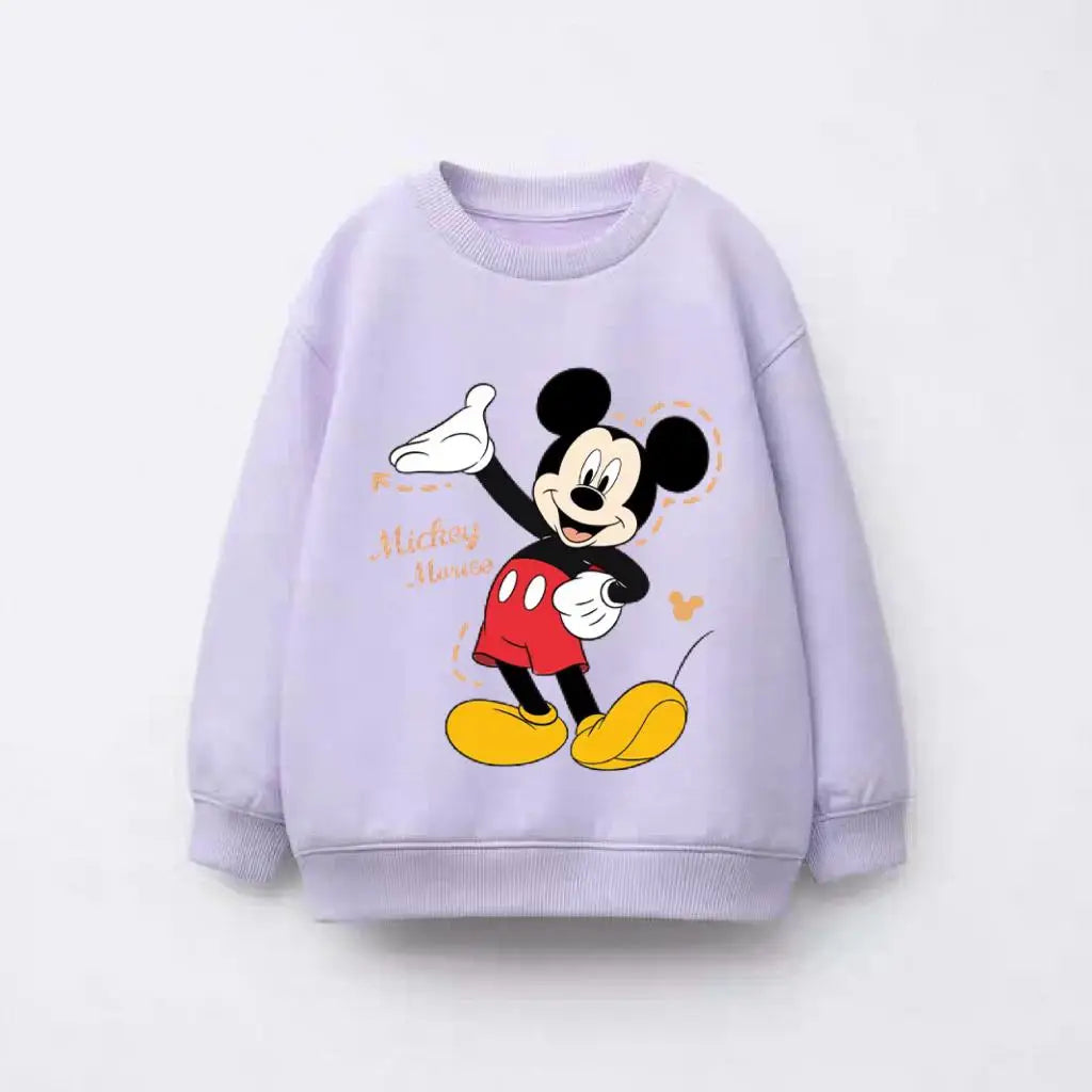 Happy Mickey Mouse Lavender Hoodie