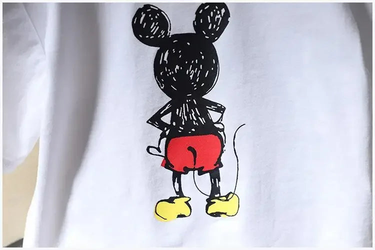 Mickey Mouse Set – T-Shirt and Denim Shorts