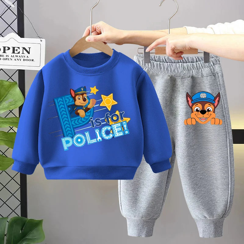 Chase's On The Case Sweatshirt & Pants Set - 100% Cotton