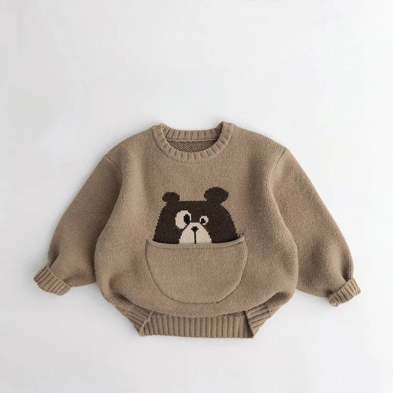 Knitted Cartoon Sweater